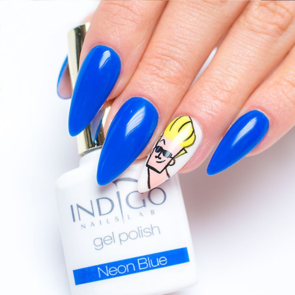 Neon Blue Gel Polish 7ml