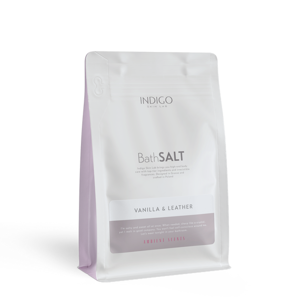 Vanilla & Leather aroma‑fürdősó, 700 g