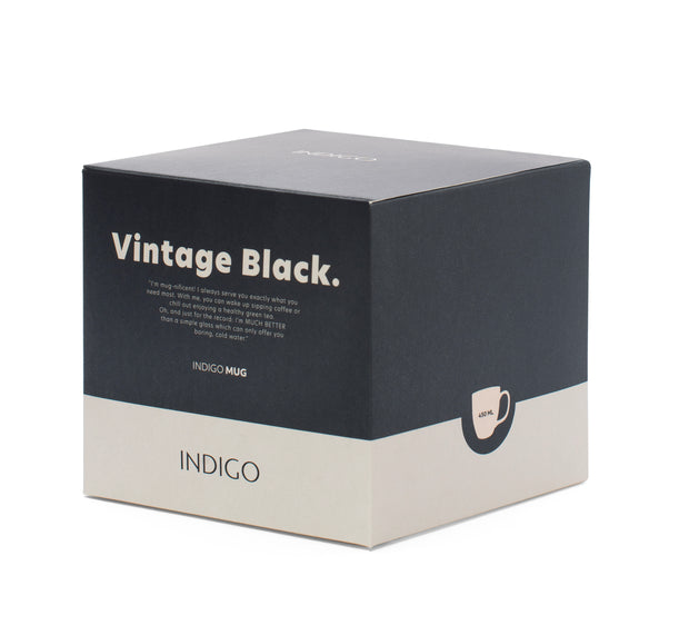 Vintage Black bögre 450 ml