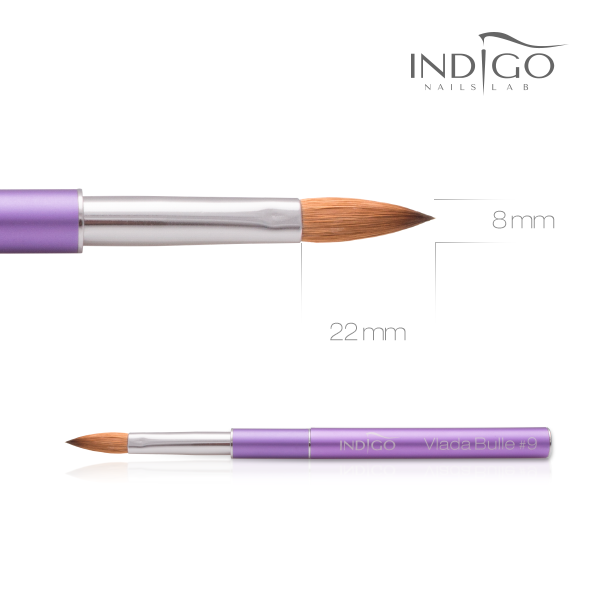 Indigo Vlada Bulle Acrylic Brush No 9