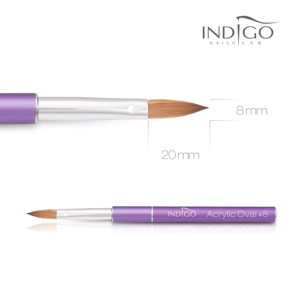 Indigo Acrylic Brush No 8