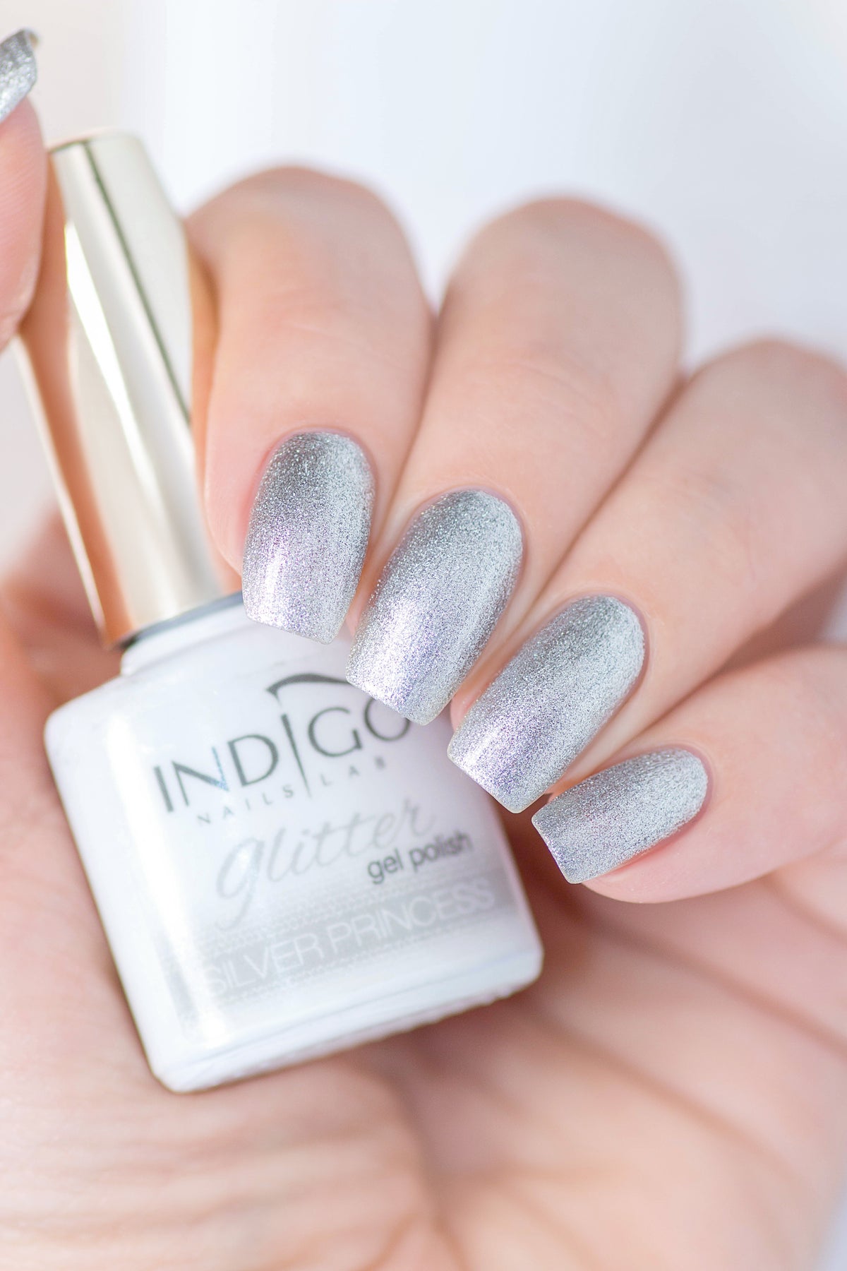 Silver Princess Glitter Gel Polish 7ml